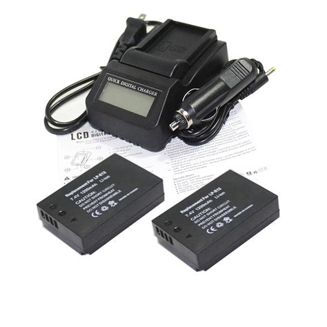 1200mAh LP E12 LPE12 LP E12 batteries + LCD Charger kit for Canon LP ...