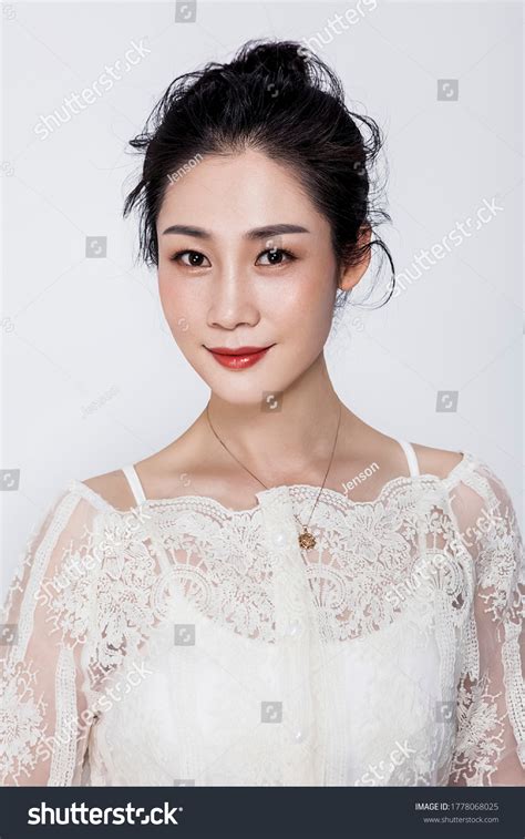 Sexy Mature Asian Lady Wearing White Stock Photo 1778068025 Shutterstock