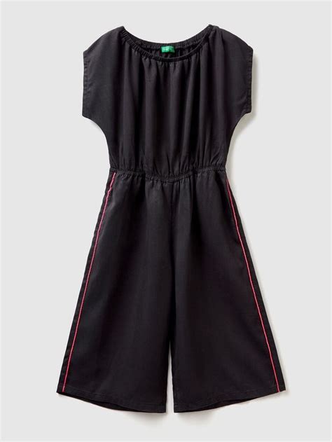 Φόρμα Cropped με Fluo λεπτομέρειες Fashion Rompers Dress
