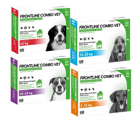 Frontline Combo Vet Loppemiddel Til Hund Lavpris Dyrehandel