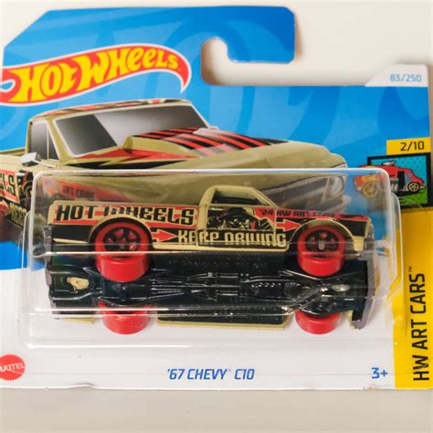 Hot Wheels Chevy C10 1967 24 HW ART CARS Etsy