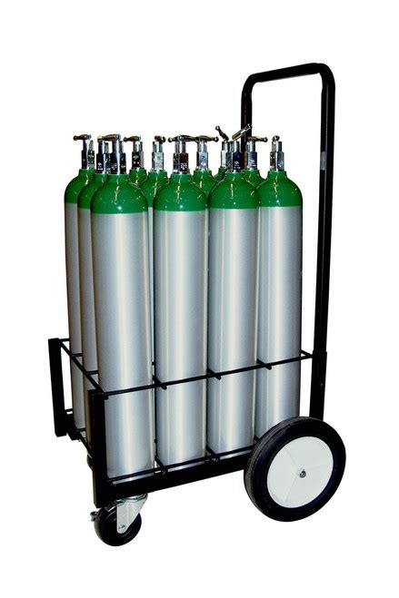 12 Pc Oxygen Cylinder Rack Medical Warehouse