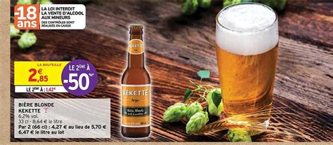 Promo Bi Re Blonde Kekette Chez Intermarch Icatalogue Fr