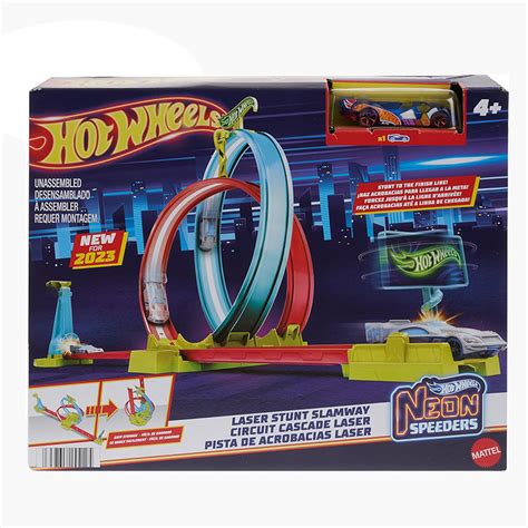 Hot Wheels Laser Stunt Slamway Asst Toybox Malta