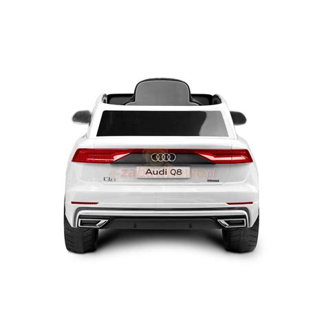 TOYZ SAMOCHÓD NA AKUMULATOR AUDI RS Q8 WHITE POJAZDY ELEKTRYCZNE