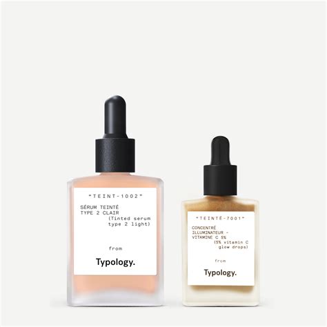 The Tinted Glow Duo — Typology