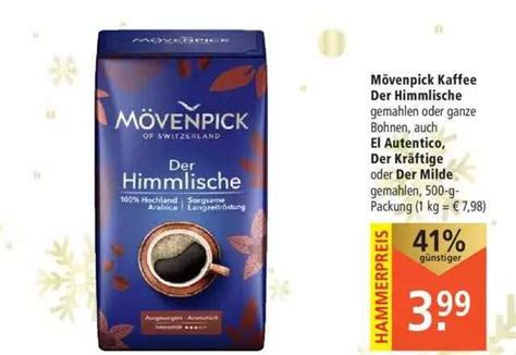 Mövenpick Kaffee Der Himmlische, El Autentico, Der Kräftige Oder Der ...