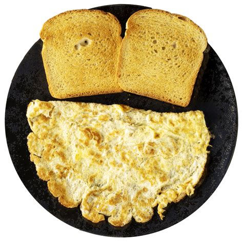 Omelet With Bread Dish 43848558 Png