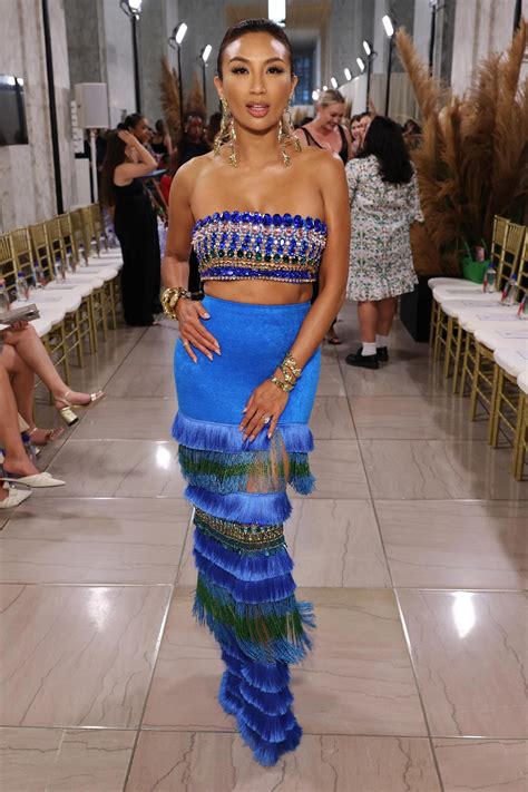 Jeannie Mai Stuns In Tiny Gold Bikini And Fur Coat In Snowy Photos Amid Jeezy Divorce