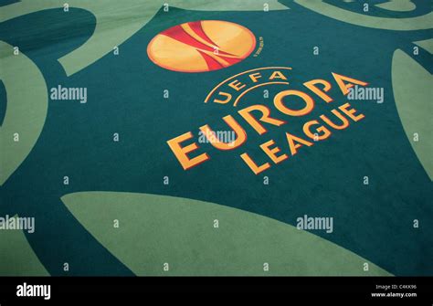 Uefa Europa League Branding In The Players Tunnel At The Aviva Stadium