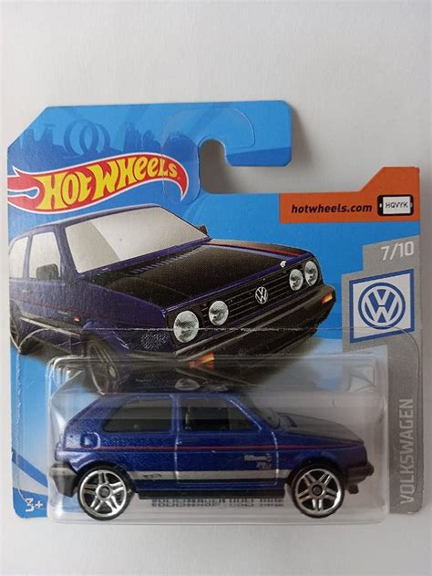 Miniatura Hot Wheels Volkswagen Golf Mk Azul Minisclub