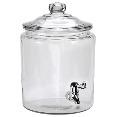 Heritage Hill Dispenser W Spigot 2 Gal Anchor Hocking