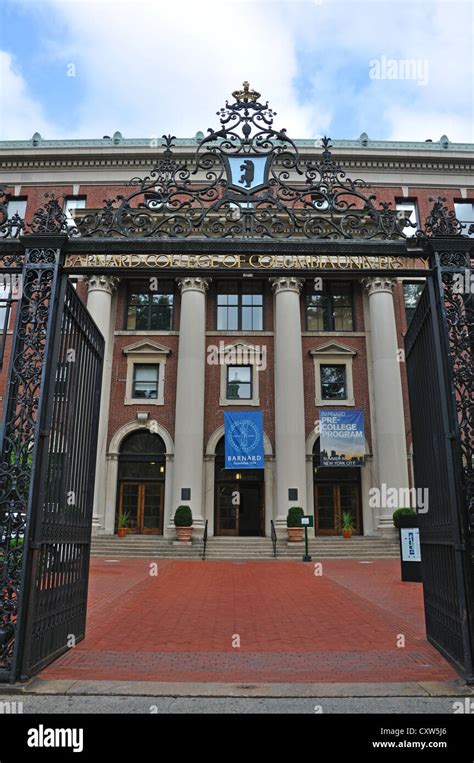 Barnard College at Columbia University, New York City, USA Stock Photo ...