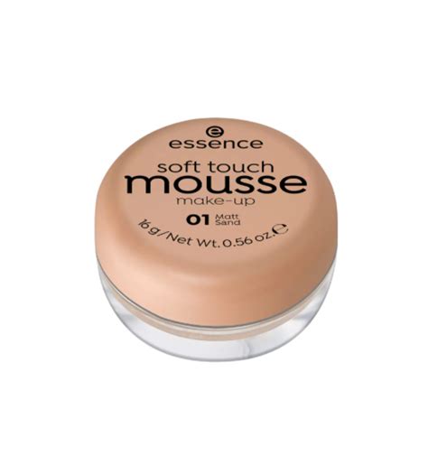 essence, Podkład w musie Soft Touch Mousse, Nr 01, 16 g - Drogeria Pigment