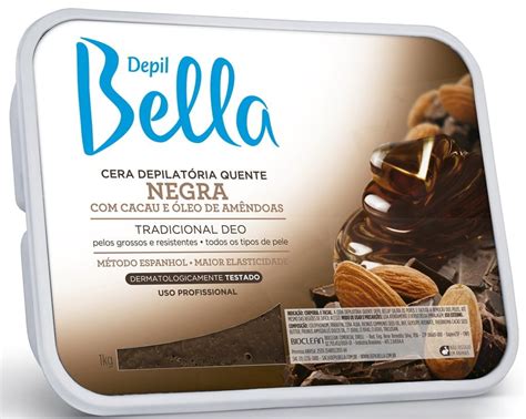 Loja Acosmeticos Depil Bella Cera Quente Em Barra Negra Kg