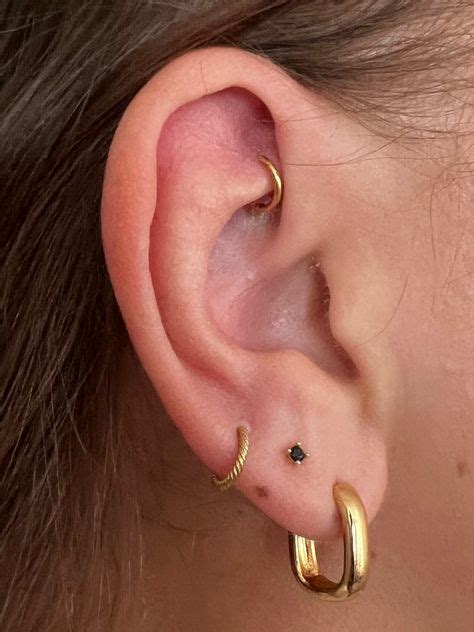 Pin by Elena Vila on ℬ l i n g Ear jewelry Minimalist ear piercings