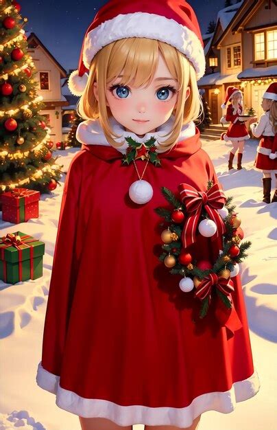 88000 Christmas Anime Girl Pictures