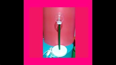 Основание для светильника с плафоном 9 см - YouTube