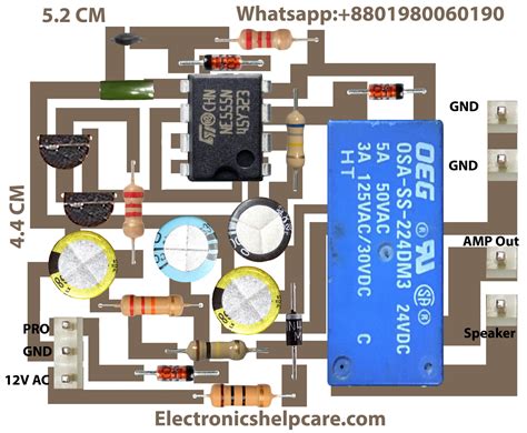 How To Make Speaker Protector Circuit Electronics Help Care