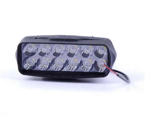Дополнительные светодиодные фары LED прямоугольные 18W 1,5W*12 90*60 ...