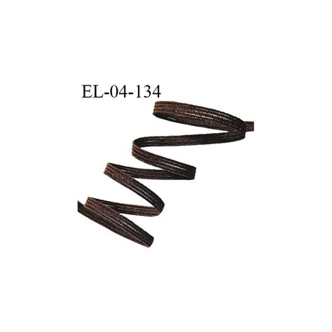 Elastique 4 mm spécial lingerie et couture couleur marron élastique fin et très souple prix au