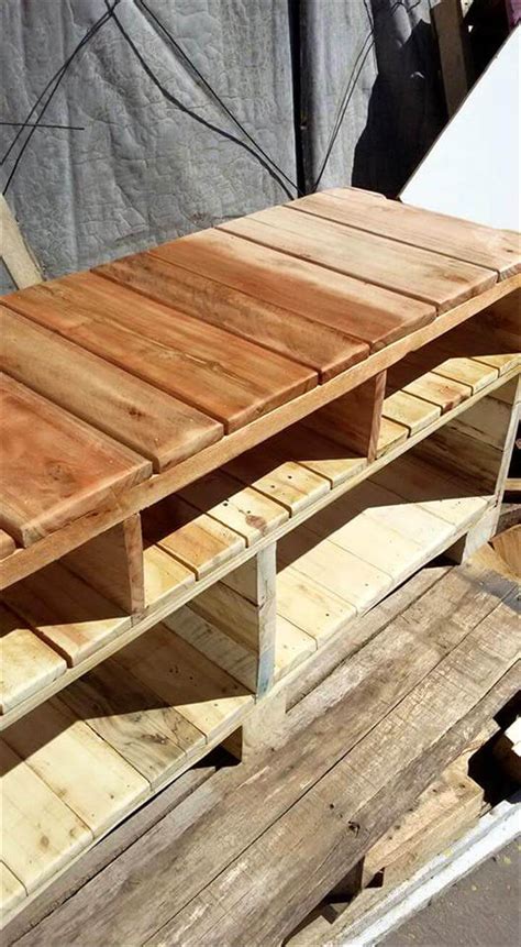 Diy Solid Pallet Media Console Or Tv Stand Pallets