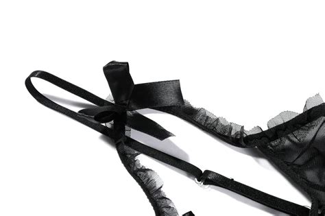 Sexy Lace Babydoll Dress Open Bra Crotch Erotic Lingerie Set For Women Best Crossdress Tgirl