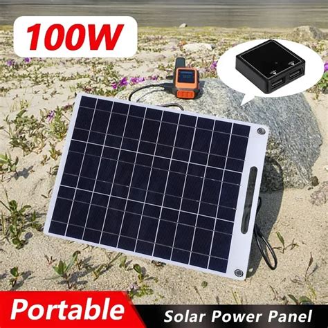 Panneau Solaire Tanche Portable Pour Touristes Plaque Solaire Chargeur