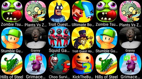 Plants Vs Zombies Zombie Tsunami Troll Quest Tv Show Ultimate