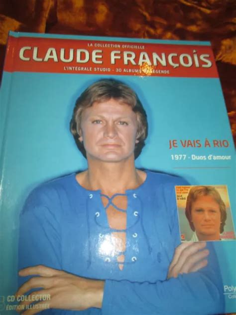 Collection Officielle Claude Francois Cd Livre Je Vais A Rio