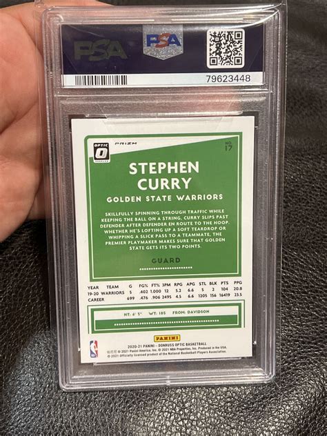 Panini Donruss Optic Pulsar Prizm Stephen Curry For Sale