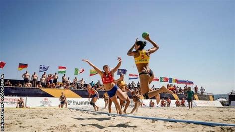 European Beach Handball Championships Norway Hit With Euros Bikini Fine Bbc Sport