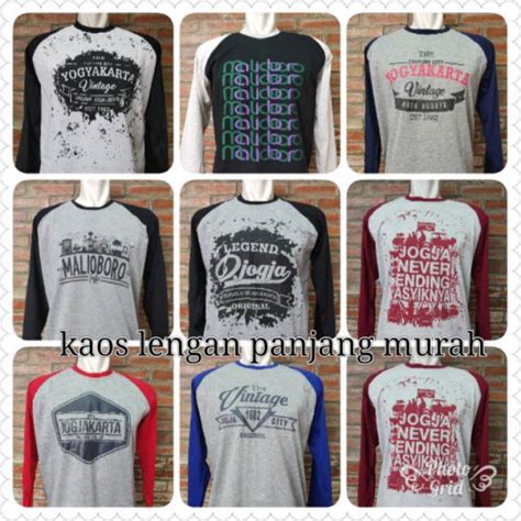 Jual Kaos Jogja Lengan Panjang Oblong Jogja Kaos Lengan Panjang