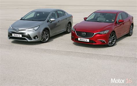 Comparativa Mazda 6 Contra Toyota Avensis Estaticas Motor16