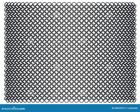 Hauberk stock illustration. Illustration of wire, silver - 28562010