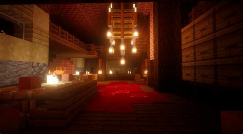 Guild Hall Interior I Made For My City Rminecraftbuilds