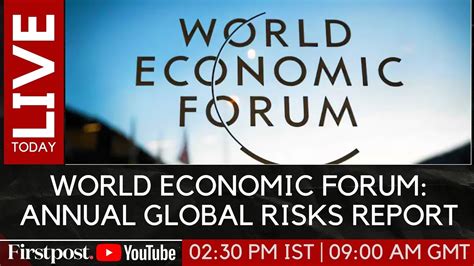 LIVE World Economic Forum Releases Global Risks Report 2024 Ahead Of