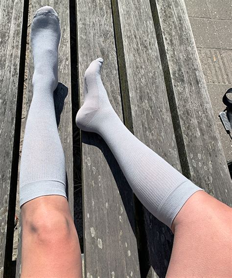 Compression Stockings Bamboo, Grey