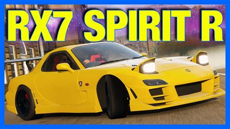 Forza Horizon 4 Customization Mazda Rx7 Spirit R Drift Build Youtube