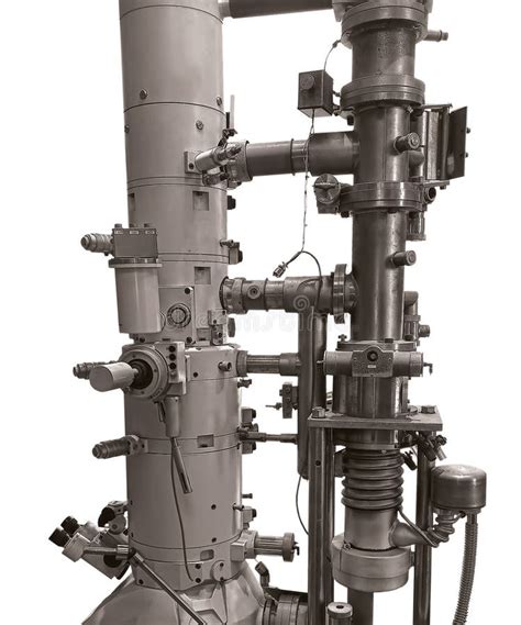electron microscope stock photo image  industry magnification