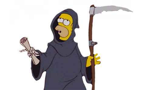 Grim Reaper Homer By Dracoawesomeness On Deviantart