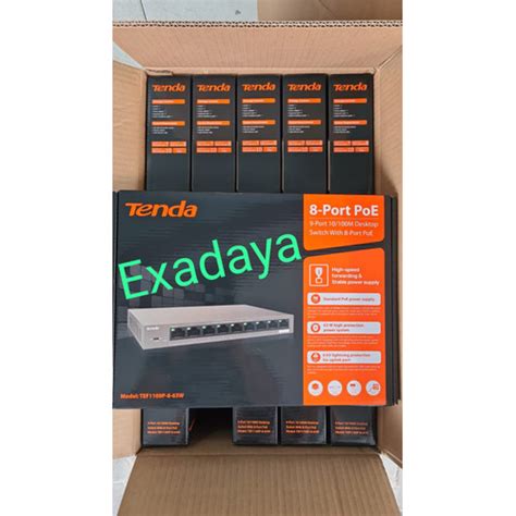 Jual Tenda Tef P W Port Poe Uplink Mbps Desktop