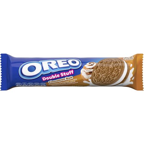 oreo double stuff cinnamon bun cookies  woolworths