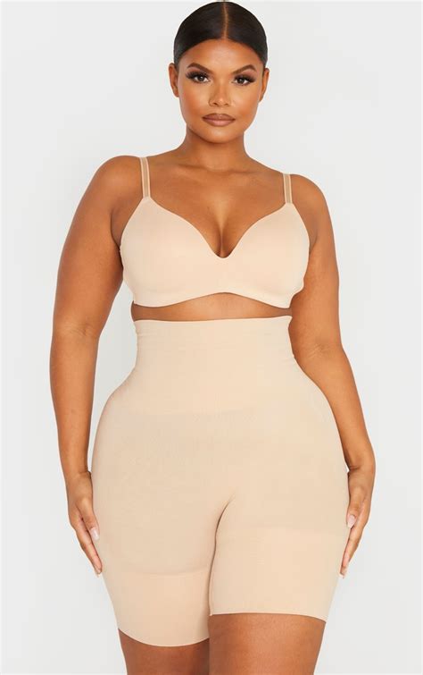 Plus Nude High Waist Control Shapewear Shorts Plus Size Plt Aus