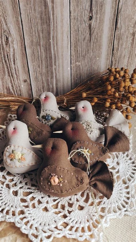 Текстильные птички)) | Птички, Разное, Игрушки