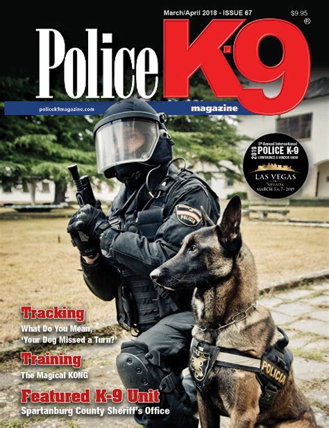 Marchapril 2018 Issue 67 Police K 9 Magazine