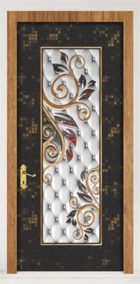 Interior Ultima Doors Mm Flower Printed Modern Hard Wood Laminated