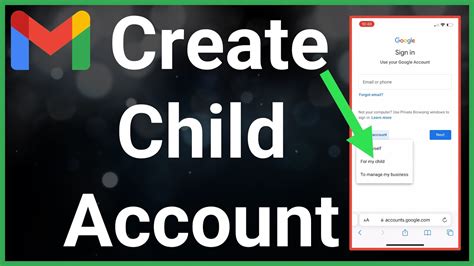How To Create Gmail Account For Your Child - YouTube