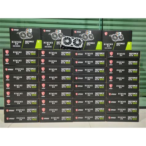 MSI VENTUS XS GTX 1650 4G ของใหม่ ประกัน 3 ปี | Shopee Thailand