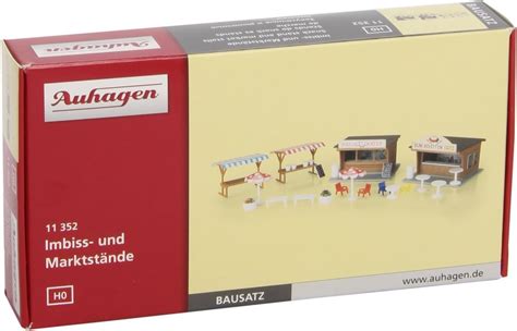 Auhagen 11352 Modélisme Ferroviaire Bâtiment Stands De Snack ES